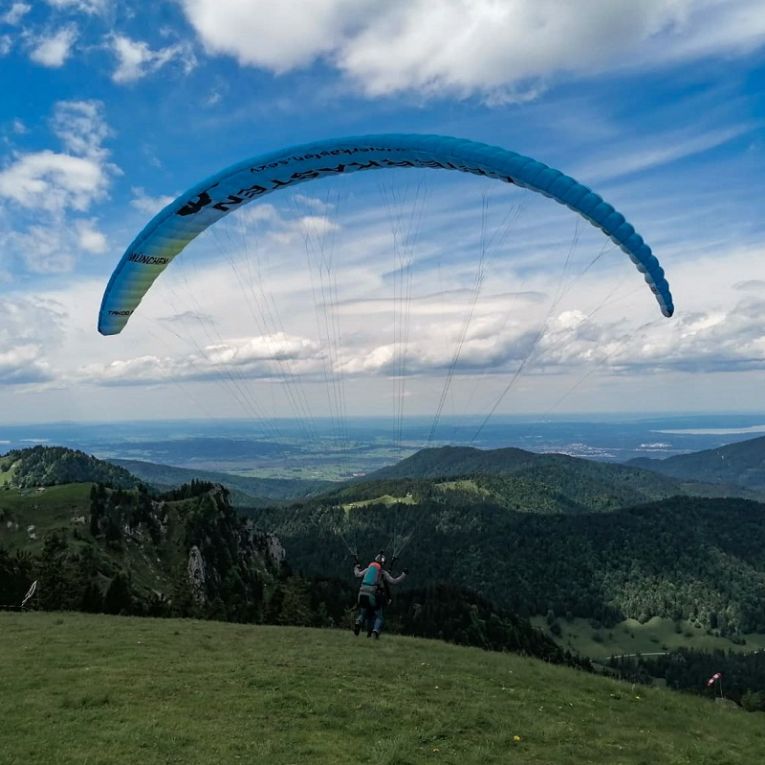 Tandem Paragliding Brauneck - Gleitschirmfliegen